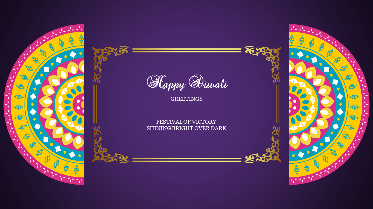 Best Diwali Greetings PowerPoint Presentation Slide